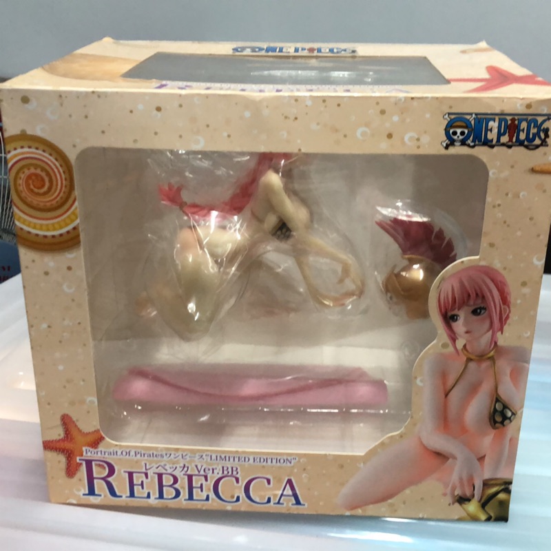 全新未拆封公仔 #海賊王 航海王  #公仔蕾貝卡 Rebecca  #頭盔泳裝跪姿