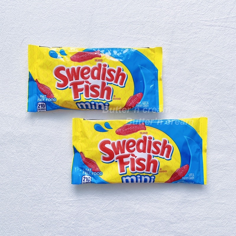【奶油奶油】現貨 美國Swedish fish 瑞典魚軟糖 56g 素食零食 vegan