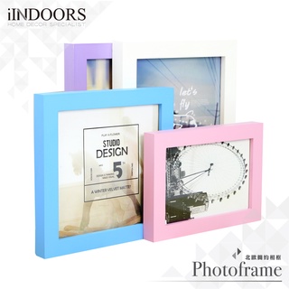 iINDOORS 北歐簡約實木相框 四色任選 尺寸任選 臺中現貨 免釘牆 送科技黏土 原木畫框 照片 證書 婚禮佈置