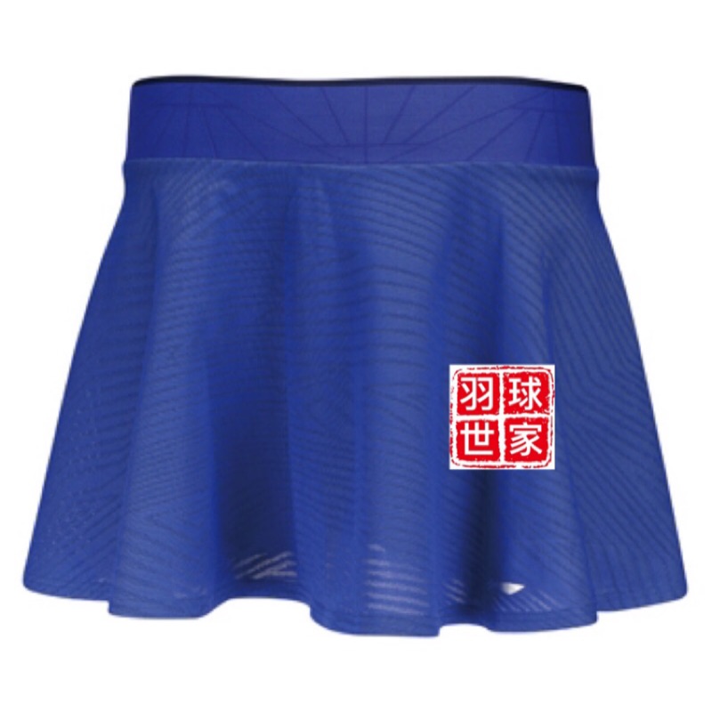L XL（羽球世家）李寧 羽球褲裙 ASKM056  羽球裙 運動裙 網球百褶褲裙 LINING 寶藍