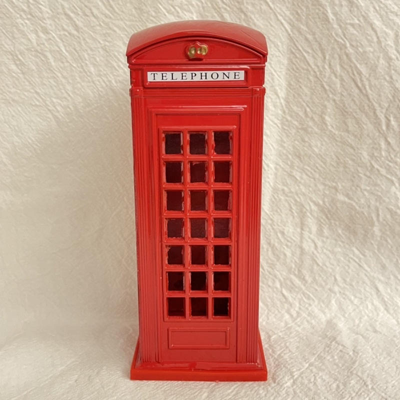 英國風🇬🇧 電話亭 存錢筒 復古 工業