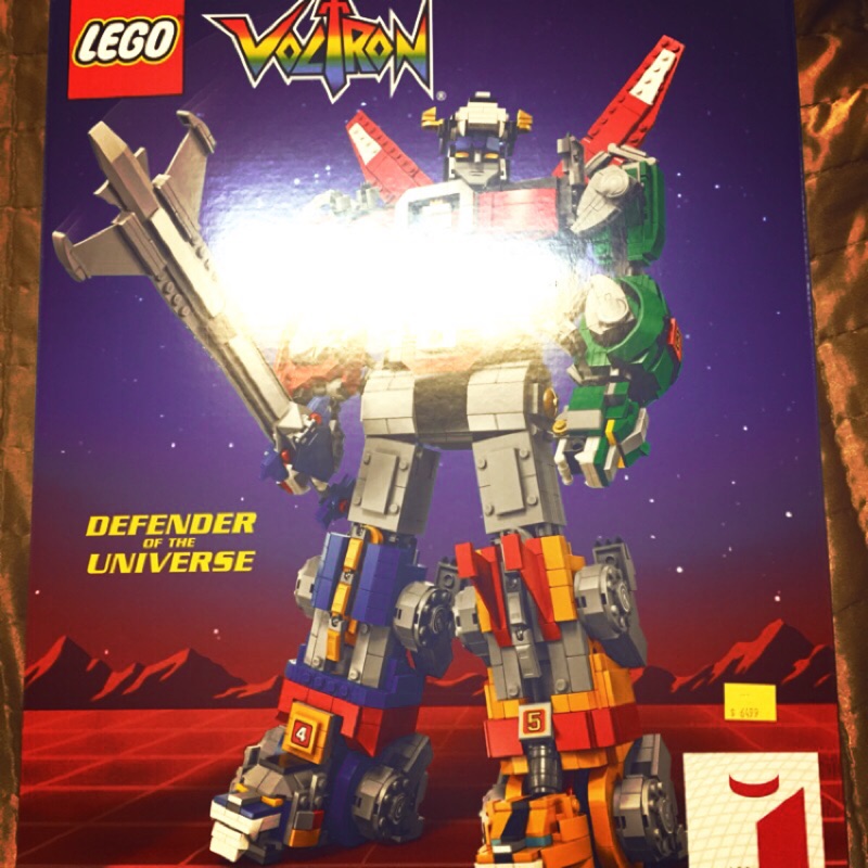 現金免運價-lego21311樂高聖戰士voltron -全新未拆特賣-五獅聖戰士百獸王合體