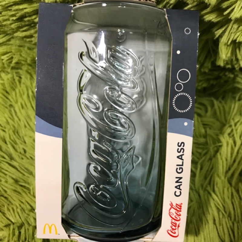 麥當勞 可口可樂 玻璃杯 水杯 玻璃水杯 藍色 2016
