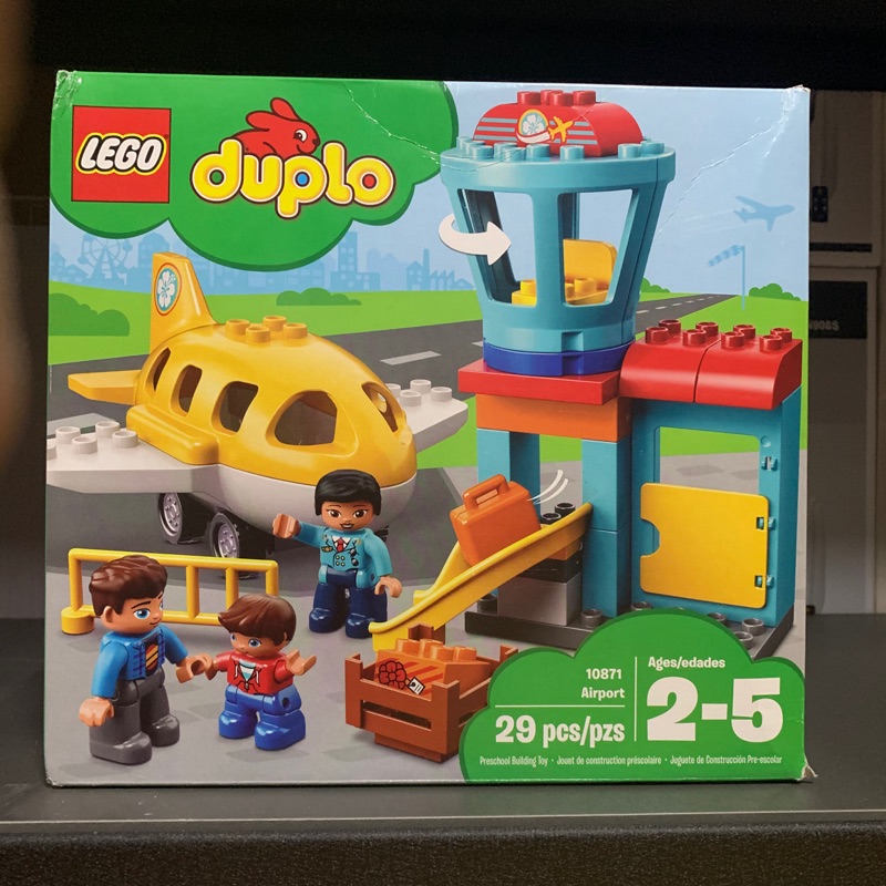 [pippoQ]二手商品 duplo lego飛機塔台 2-5歲