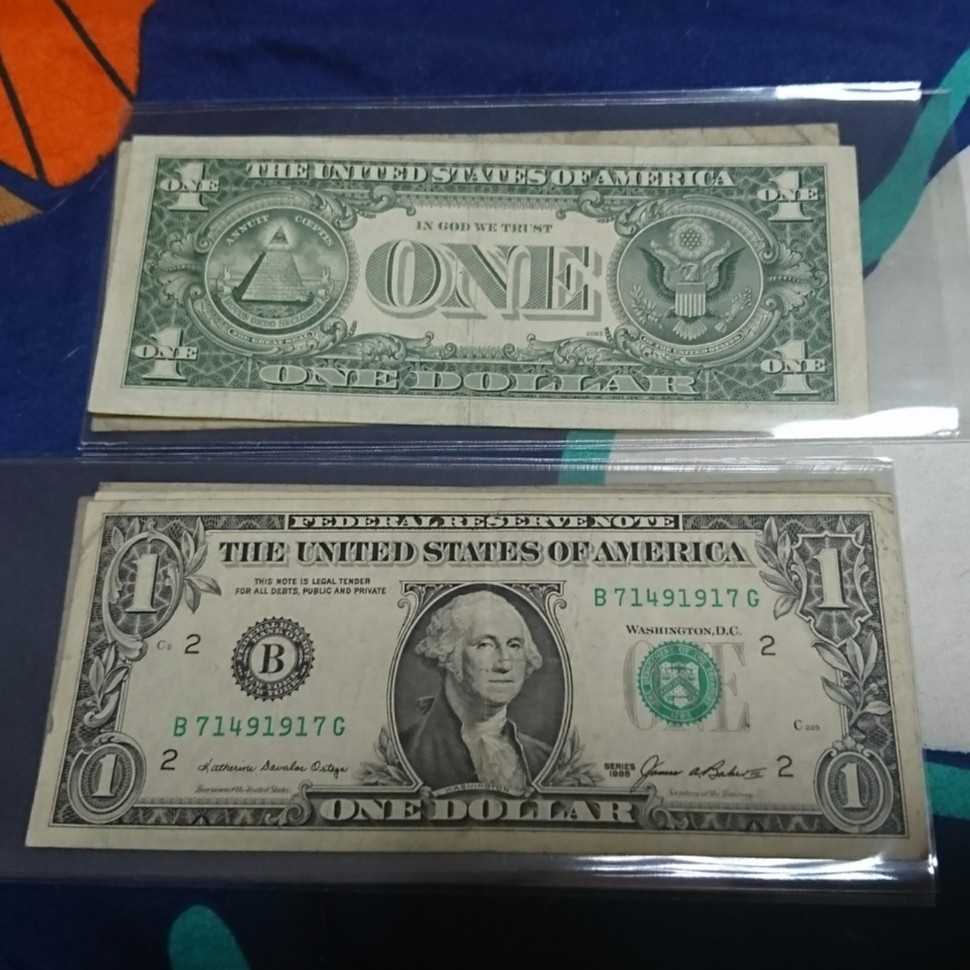 美金1元紙鈔 蝦皮購物