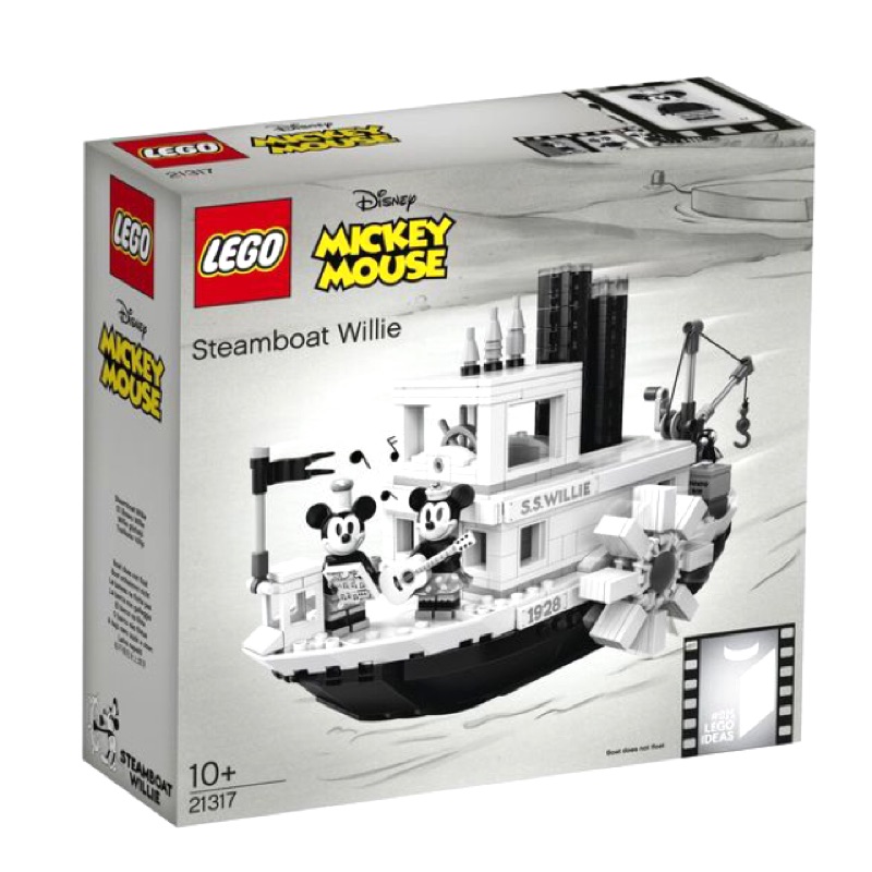 LEGO 樂高21317 米奇蒸汽船 Steamboat Willie