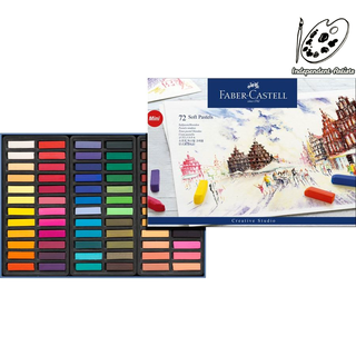 德國輝柏 FABER-CASTELL Soft pastels mini軟性粉彩條 短型 72色 /128272