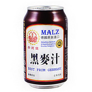 (特惠惜福品)崇德發-黑麥汁(易開罐330mlx24入/箱散裝)-(此商品訂單只能發2箱)2025.10
