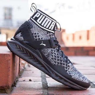 帝安諾-實體店面 PUMA IGNITE EVOKNIT The Weeken 編織 雪花襪套 黑灰18969709
