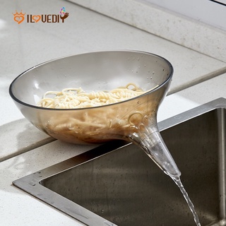 多功能廚房水槽過濾器儲物籃 / 瀝水碗, 用於清潔水果和蔬菜 / 廚房水槽過濾器沙拉碗