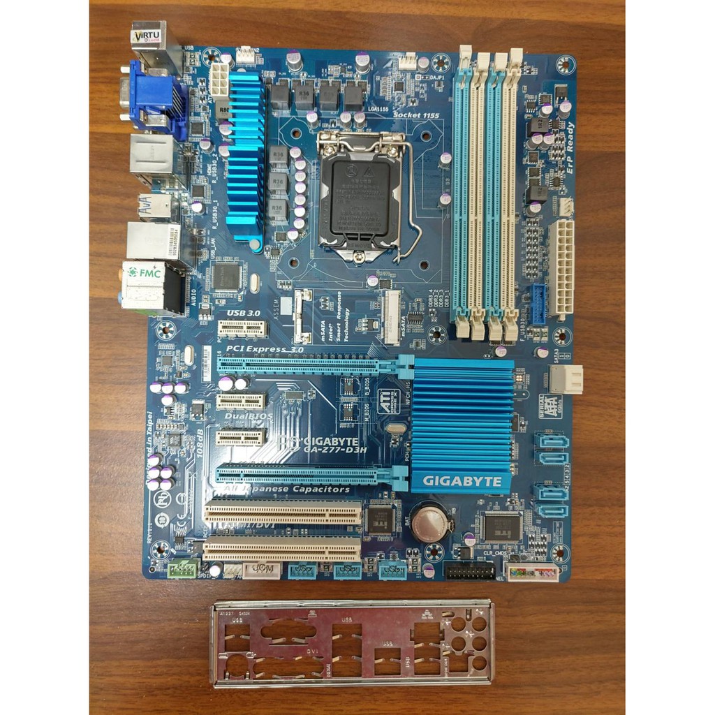 技嘉GA-Z77-D3H主機板Motherboard可裝msata.Core i5 i7 2600 3470 3770K