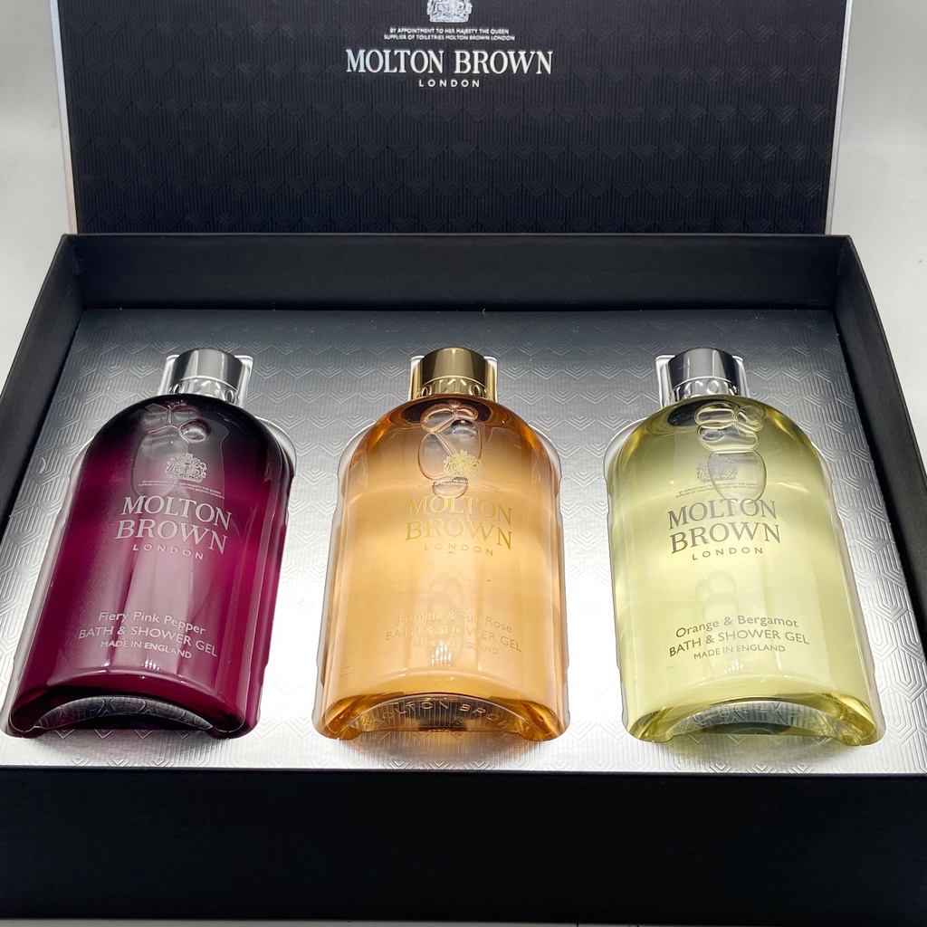 #進口 #正品-Molton Brown 摩頓布朗 沐浴露禮盒套裝 粉椒/茉莉花/香橙