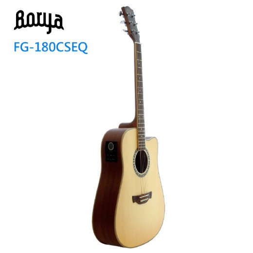 【鳳山名人樂器】Borya FG-180CSEQ 單板 插電 民謠吉他 木吉他