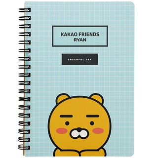 KAKAO FRIENDS日製B6線圈方格筆記本(RYAN)