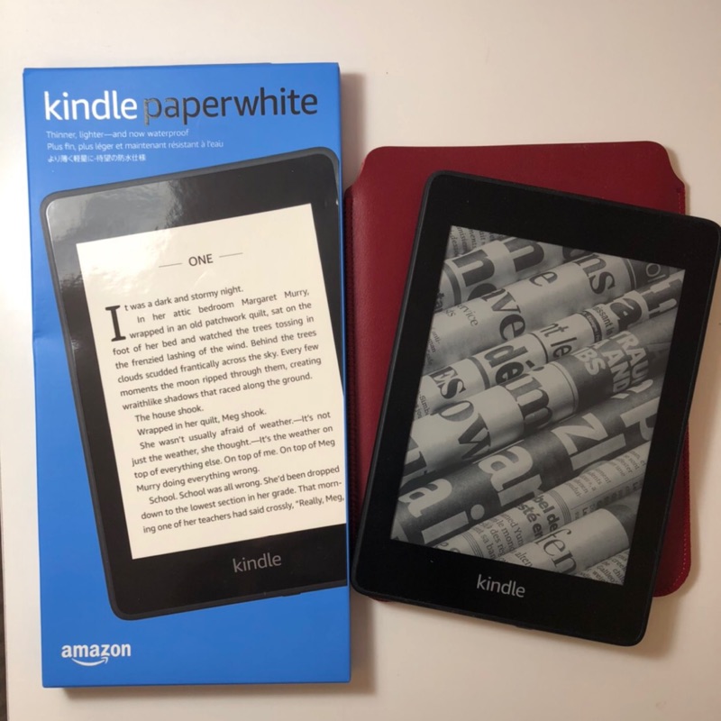 Amazon Kindle Paperwhite 4 電子書閱讀器(二手加送專屬皮套）