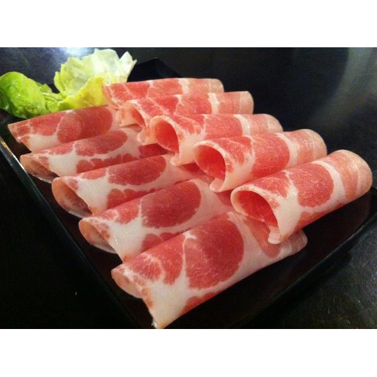 台灣 梅花豬片 『2包』（250公克/包）【赤豪家庭牛排】燒肉 烤肉 豬肉 肉片 涮涮 火鍋 酸菜白肉
