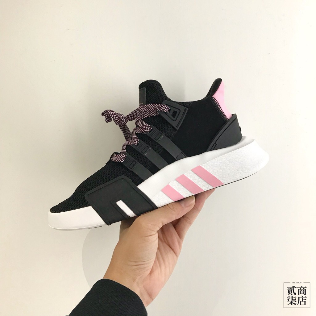 (貳柒商店) adidas Originals EQT Bask ADV 黑粉 黑色 復古 慢跑鞋 網布 G54480