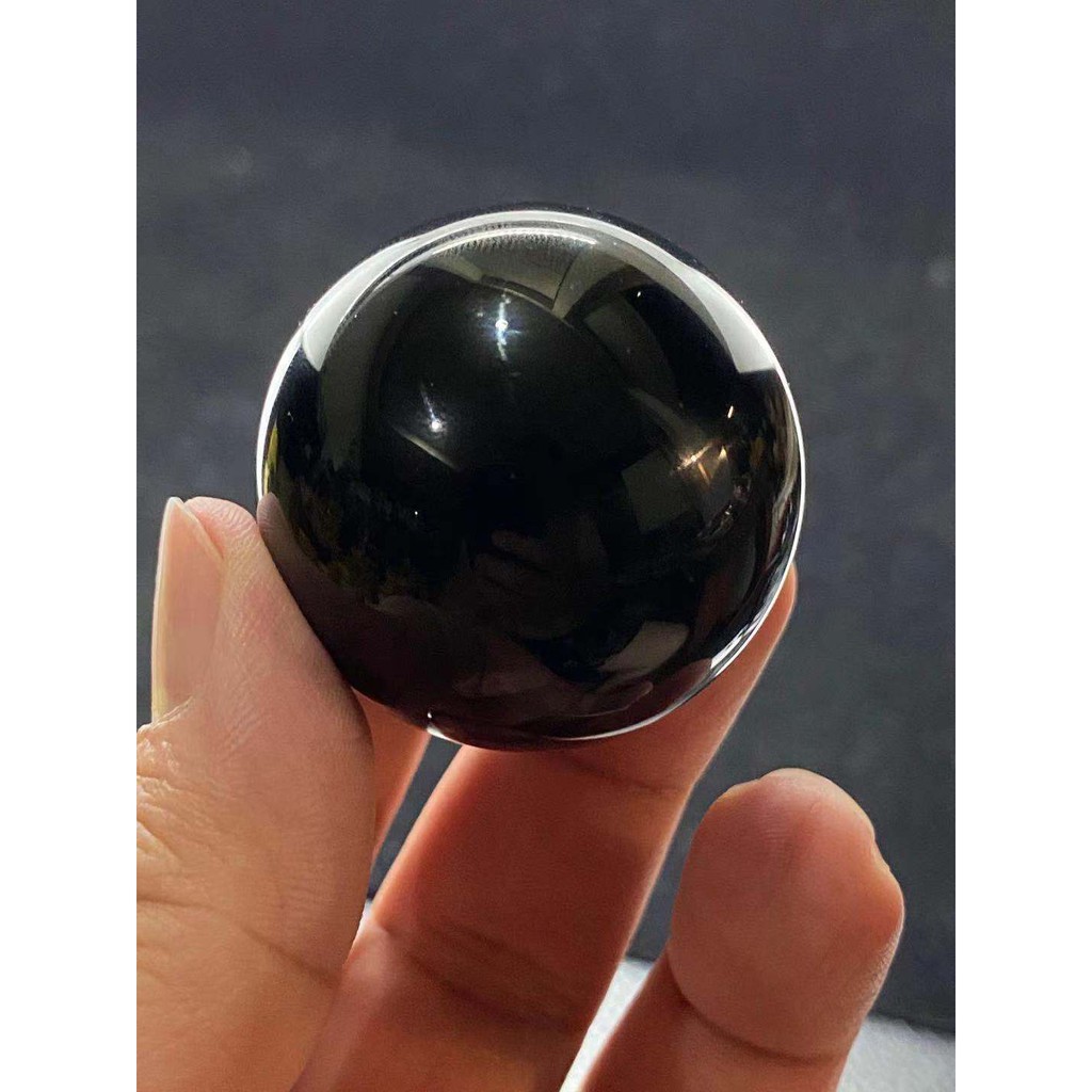 【黑曜石水晶球系列-39mm】天然 水晶  黑曜石 水晶球 39mm 送禮