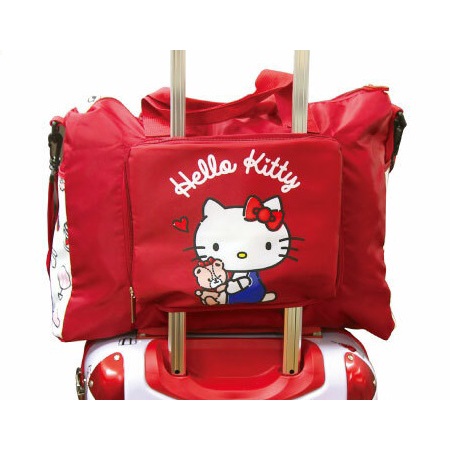 【翠菓子】HELLO KITTY旅行袋 - 全新現貨超可愛(不含米果)