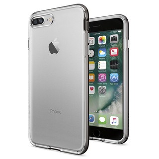 Spigen iPhone7 Plus 5.5吋 Neo Hybrid Crystal 雙件式透明背蓋 邊框手機殼 銅灰