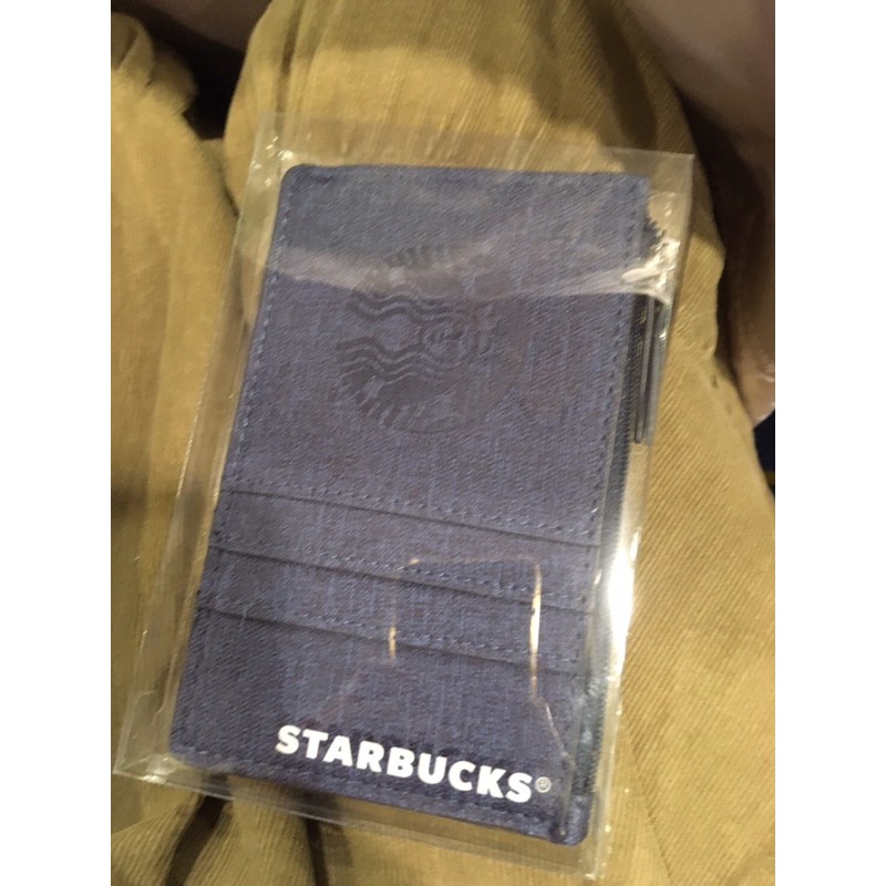 全新 現貨 星巴克 藍色 證件 零錢包 Starbucks 週邊