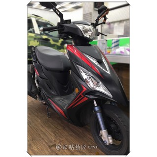 彩貼藝匠 VJR 125【全車拉線線條B01】3M反光貼紙 拉線設計 裝飾 機車貼紙 車膜