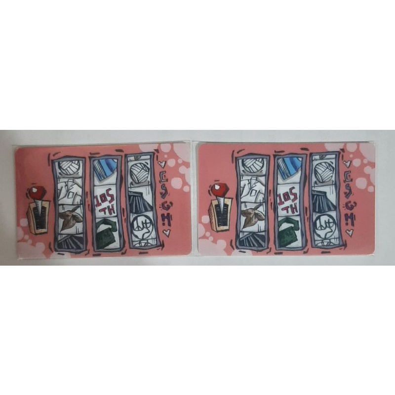 中山女中95年(2006)普通票及學生票特製版悠遊卡兩款一組