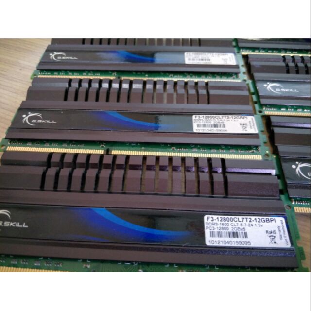 芝奇 G.Skill. DDR3-1600 CL7 雙通道  散熱版