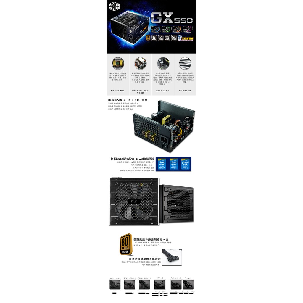 CoolerMaster GX550W For PTT HardWareSale