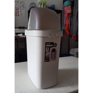 小毛收納『臺灣製 聯府C6010中福星垃圾桶9L』含稅開發票 廁所/辦公室/車上垃圾桶 塑膠收納箱 雜物桶 KEYWAY