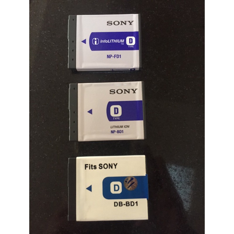 Sony 數位相機原廠電池及充電器NP-FD1、NP-BD1、N50 BC-CSD