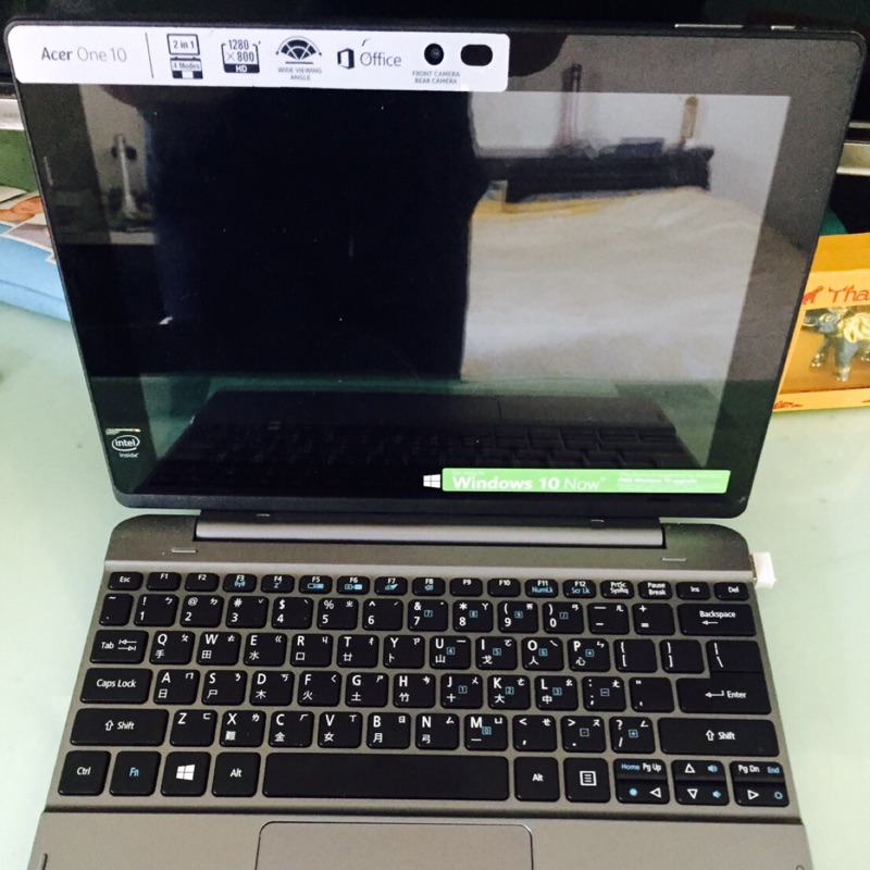 降降降!acer One 10-S1002-17GF 10吋四核心 2 in 1 觸控筆電 保固中