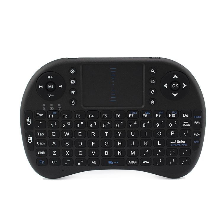 【AI電子】*適用於樹莓派小鍵盤迷你無線鍵盤mini I8+ 2.4G觸摸板 帶背光