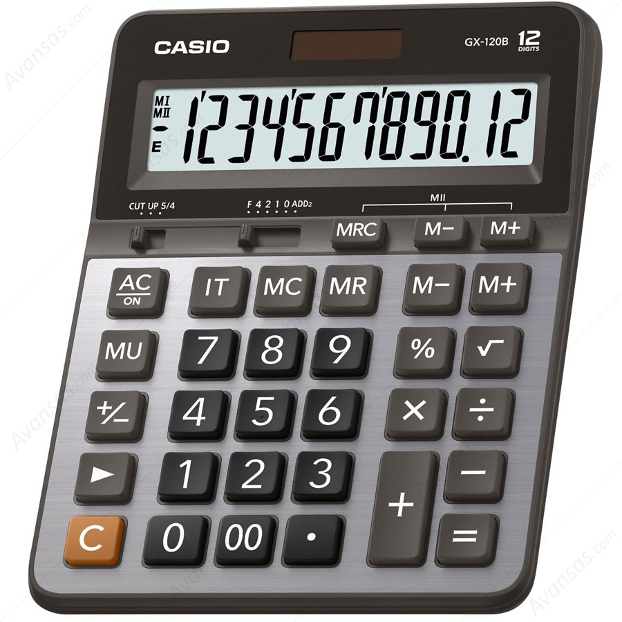 【免運】【CASIO】 GX-120B 計算機 商務用12位數桌上大型 稅/利率計算 台灣CASIO公司貨 附原廠保固卡