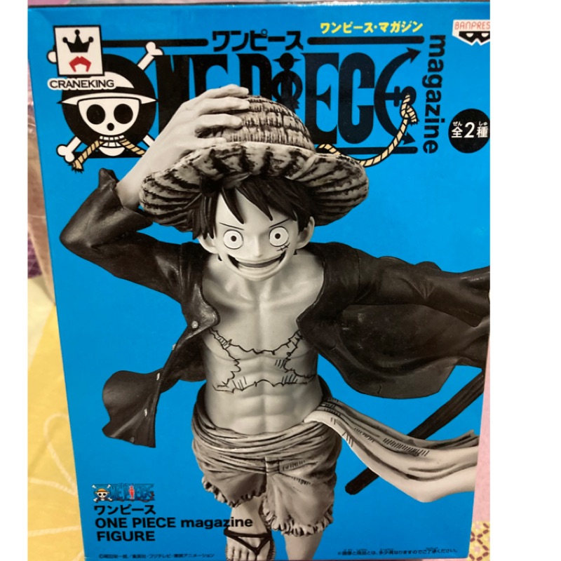 海賊王one Piece Magazine 舉旗魯夫異色金證現貨 蝦皮購物