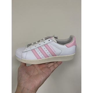 <Taiwan小鮮肉> 3折 ADIDAS ORIGINALS SUPERSTAR 粉紅標 奶油底 女鞋 S81136