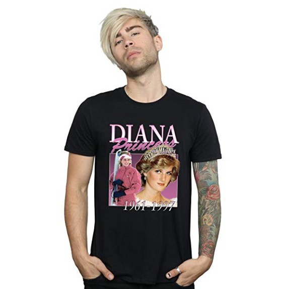 HOMAGE TEES -Princess Diana Tee(英國倫敦) 重磅T短袖上衣/圓領T恤/純棉T/街頭潮牌