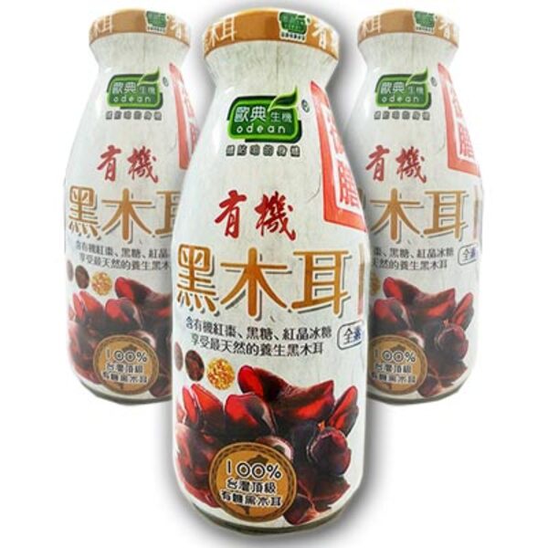 歐典 紅棗 黑木耳露 (290ml/瓶) 低卡路里 純素可食(12瓶/箱) 黑木耳 木耳 飲料