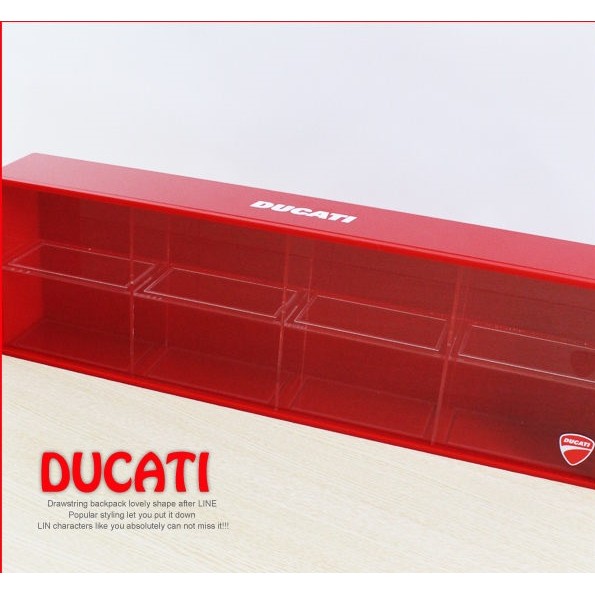 7-11集點 義大利杜卡迪DUCATI機車模型收藏盒  展示盒 另義大利杜卡迪DUCATI機車模型102