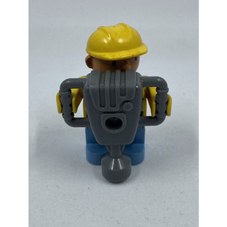 LEGO Duplo 樂高 得寶 德寶 人偶 建築師 巴布 Bob 工地建築夾克版 (絕版)