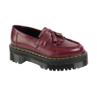 Dr.Martens MARLIE 厚底流蘇樂福鞋 酒紅 UK6