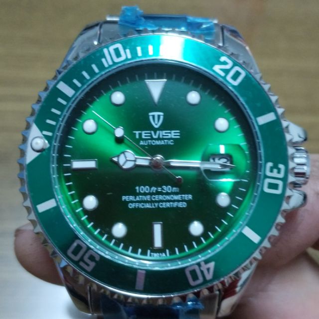 TEVISE 特威斯 綠水鬼錶  機械錶