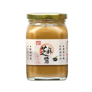 【醬媽媽】現磨100%純白芝麻醬 (400g/玻璃瓶)涼拌麻醬麵、青菜、拌胡麻豆腐、日式和風沙拉醬、果醬