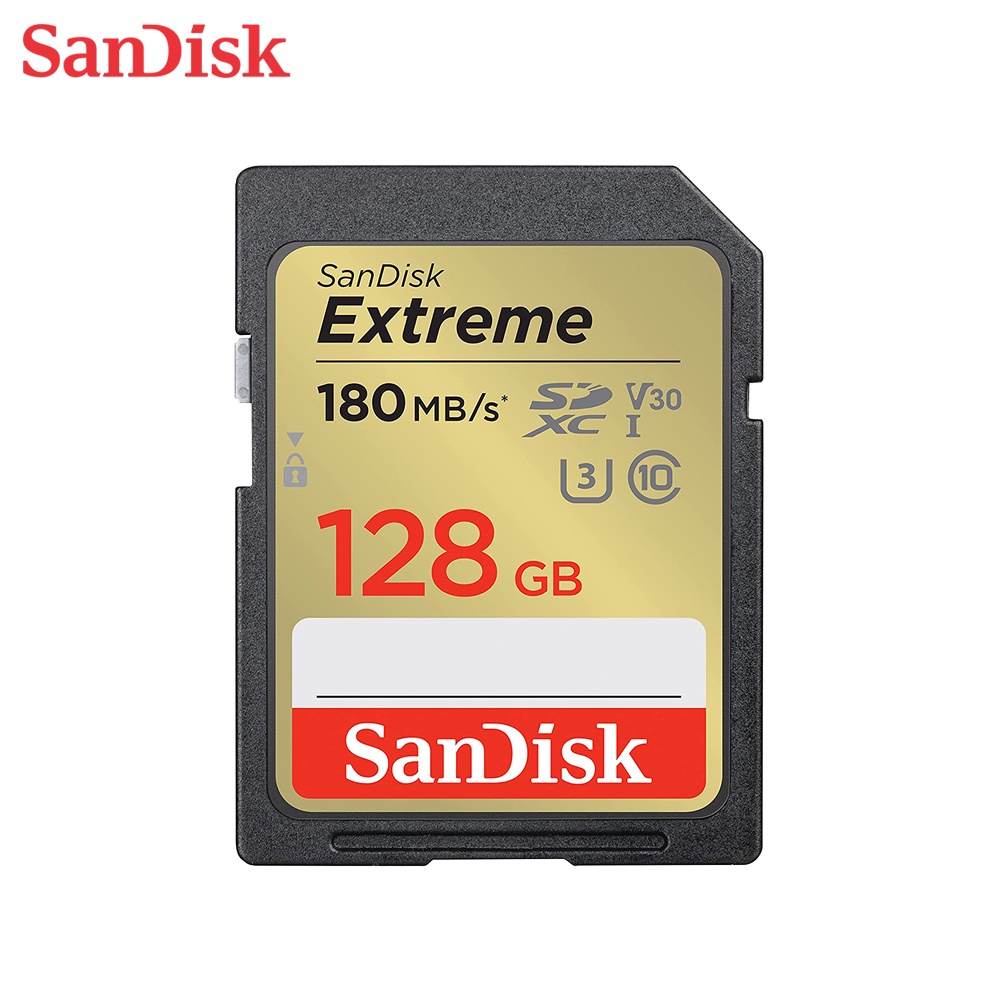 Sandisk Extreme SDXC 128G 256G 512G U3 V30 180Mb 記憶卡 相機適用