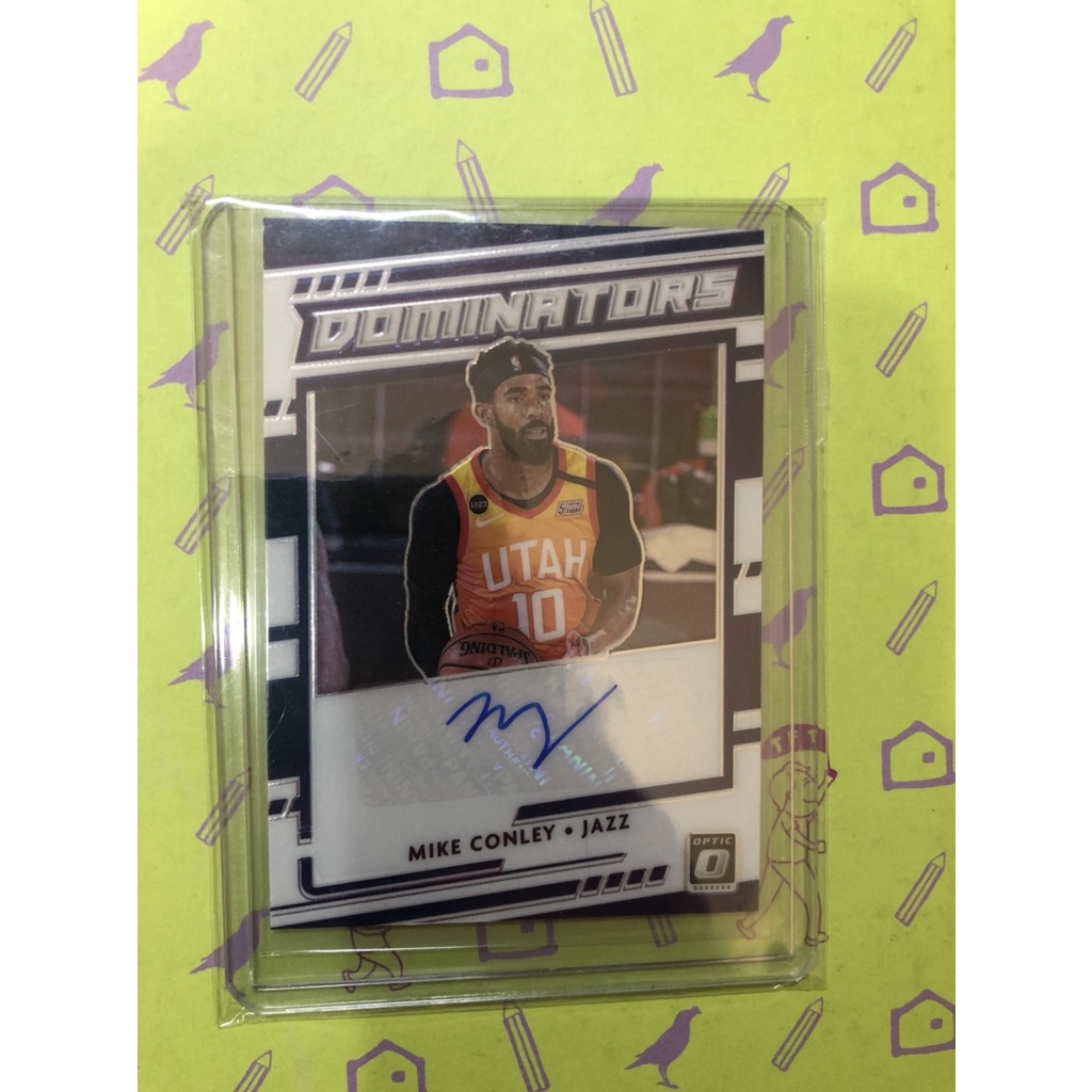 2020-21 Optic Basketball MIKE CONLEY Dominators SILVER Auto