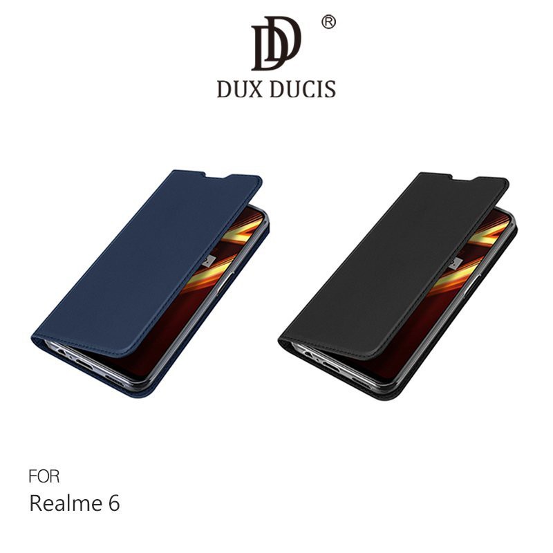 DUX DUCIS Realme 6 SKIN Pro 皮套 可立支架