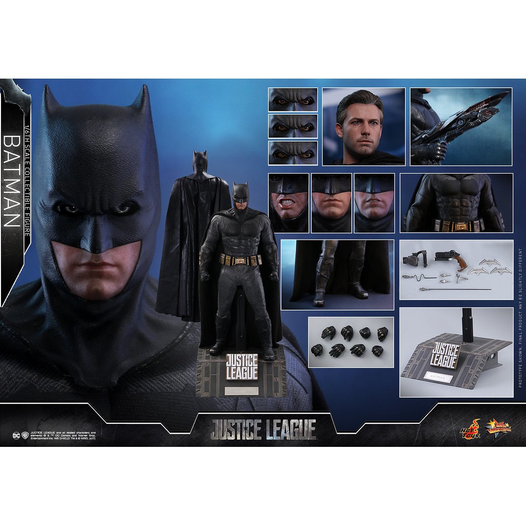 野獸國 Hot Toys – MMS455 –《 正義聯盟 》1/6 蝙蝠俠 Batman 班艾佛列克 非 MMS456