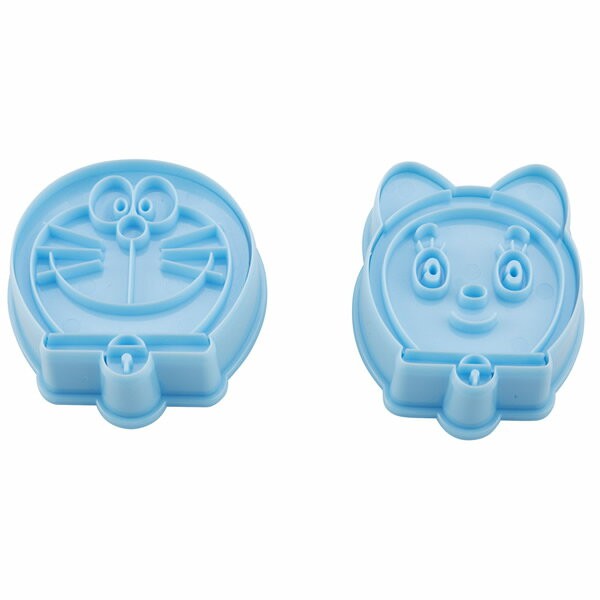 哆啦A夢 小叮噹 日本製 貝印 造型餅乾  壓模 2入.藍.大臉 4901601347890