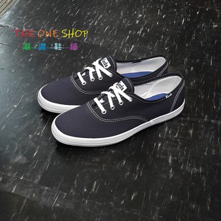 TheOneShop Keds 經典款 帆布 藍標 藍色 深藍 海軍藍 薄底 修長 基本款 帆布鞋 WF64808