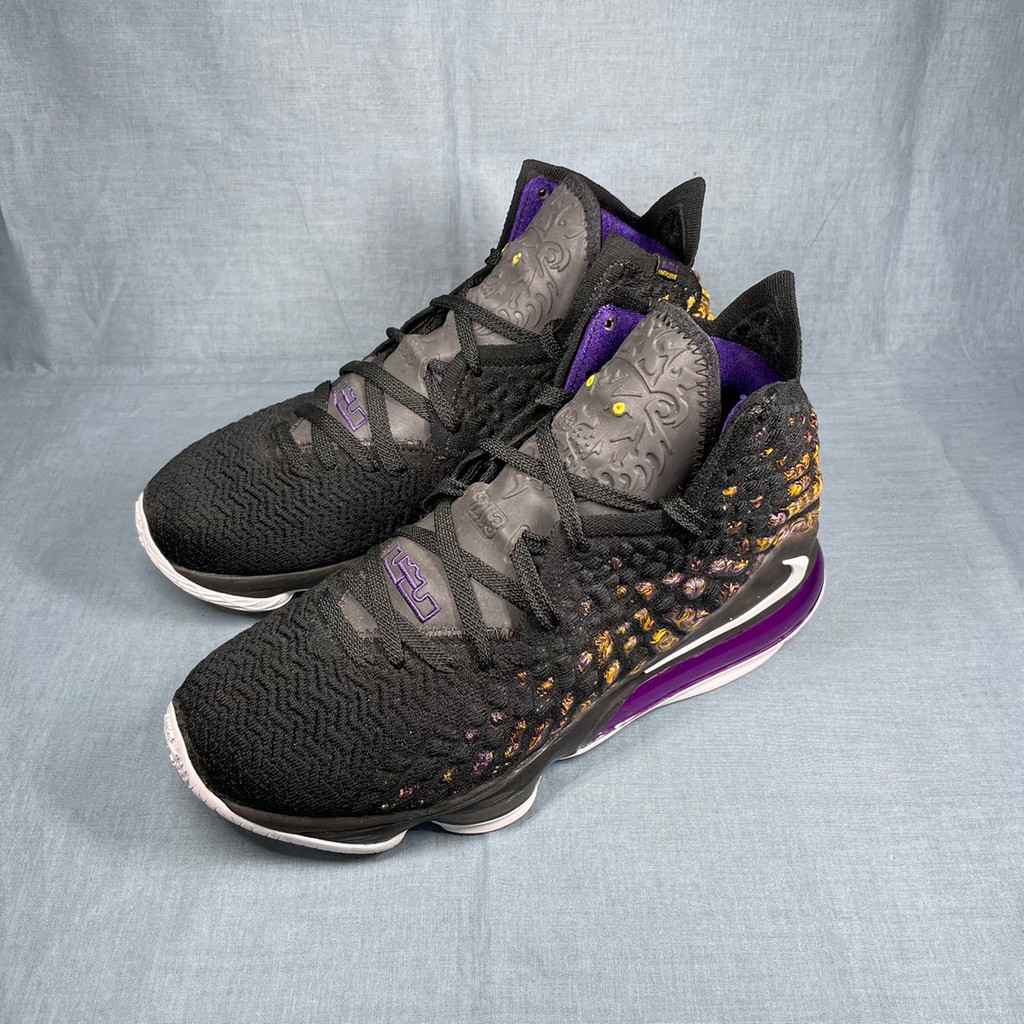 Nike LBJ17 黑紫 US9.5